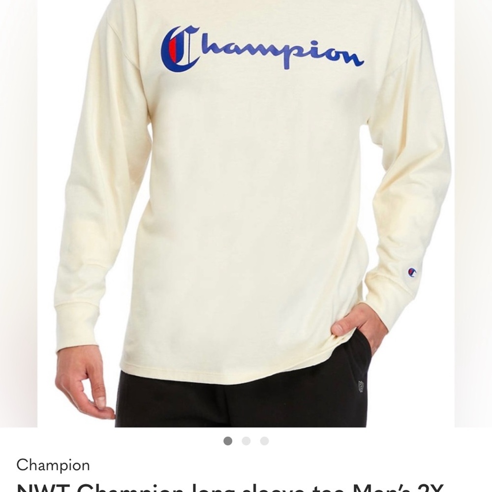 Champion Ivory Long Sleeve Shirt